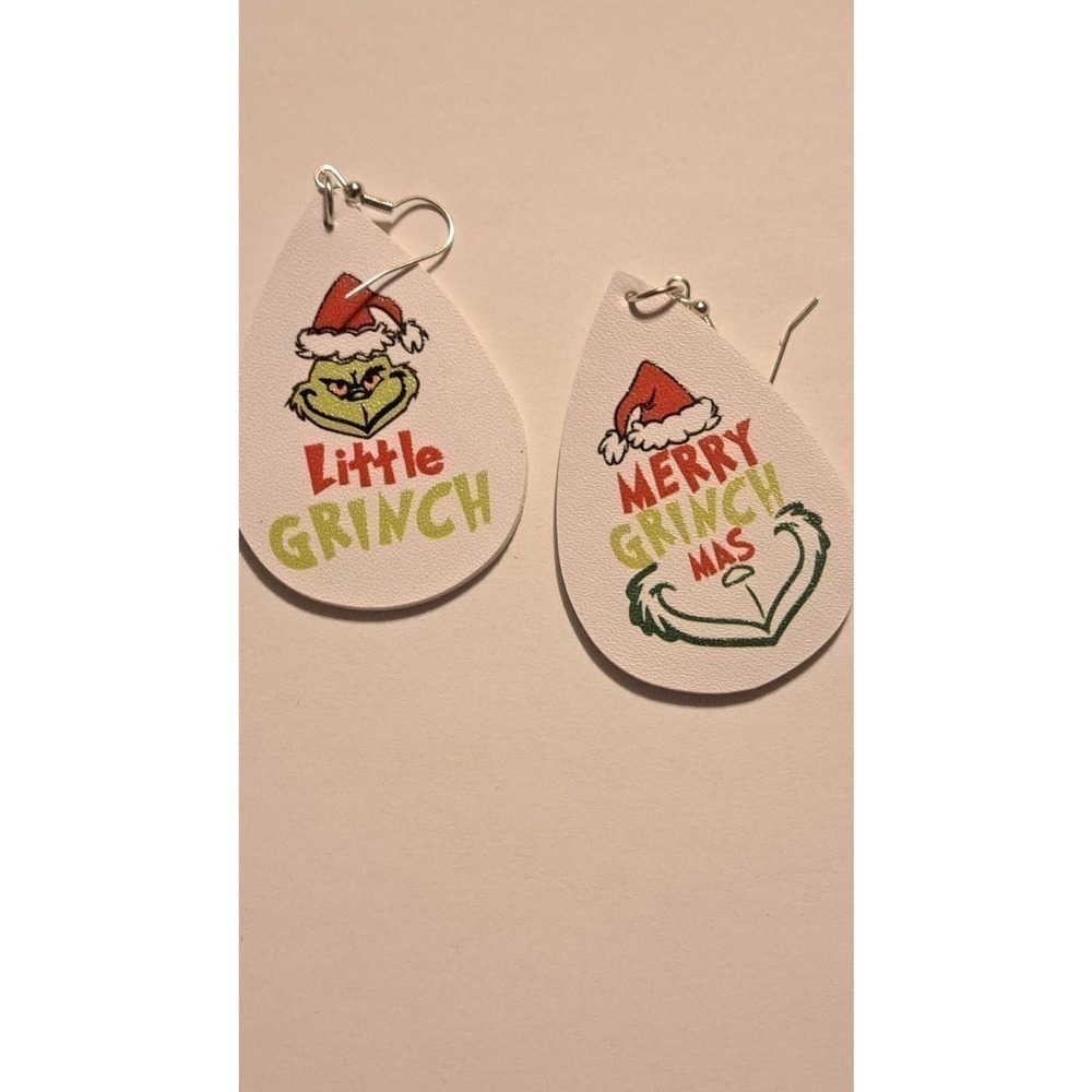 Merry Grinchmas Earrings Grinch Christmas